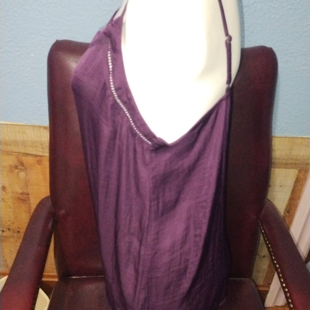 Gap Silky Purple Cami - Picture 4 of 6